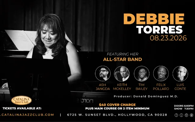 DEBBIE TORRES with her ALL-STAR BAND (Filipina-American Jazz Pianist & Composer)
