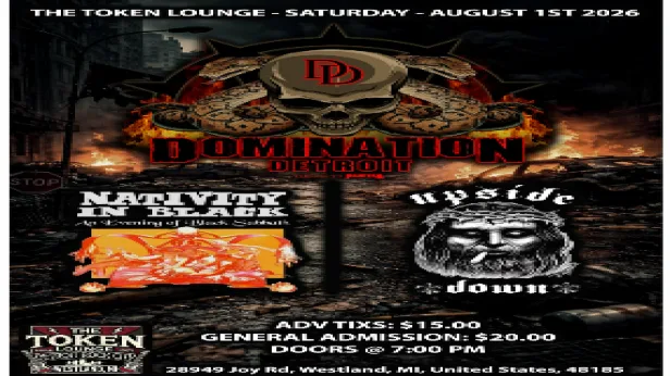 Tribute to PANTERA - Domination Detroit, Black Sabbath Tribute -Nativity in Black , Upside Down