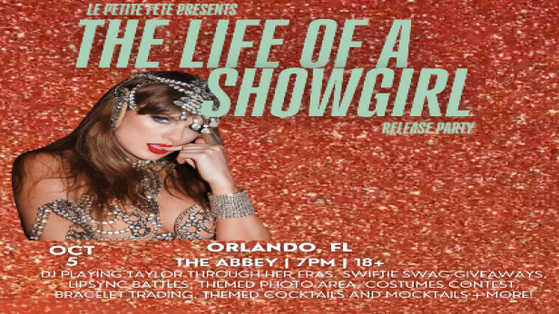 Le Petite Fete Present: "The Life of a Showgirl", A Taylor Swift Inspired Dance Party