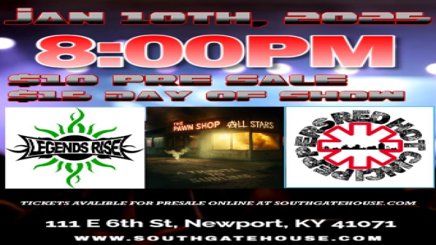 Legends Rise, The Pawn Shop All Stars, Red Hot Cinci Peppers