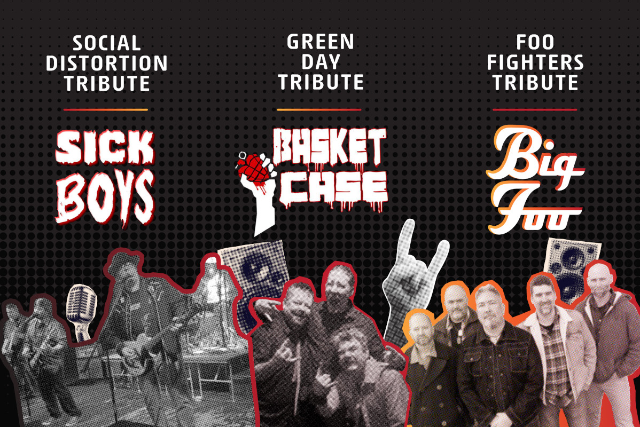 BIG FOO (FOO FIGHTERS TRIBUTE) with Basket Case (Green Day Tribute), & Sick Boys (Social Distortion Tribute)