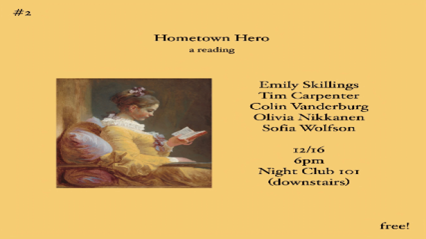Hometown Hero (a reading)