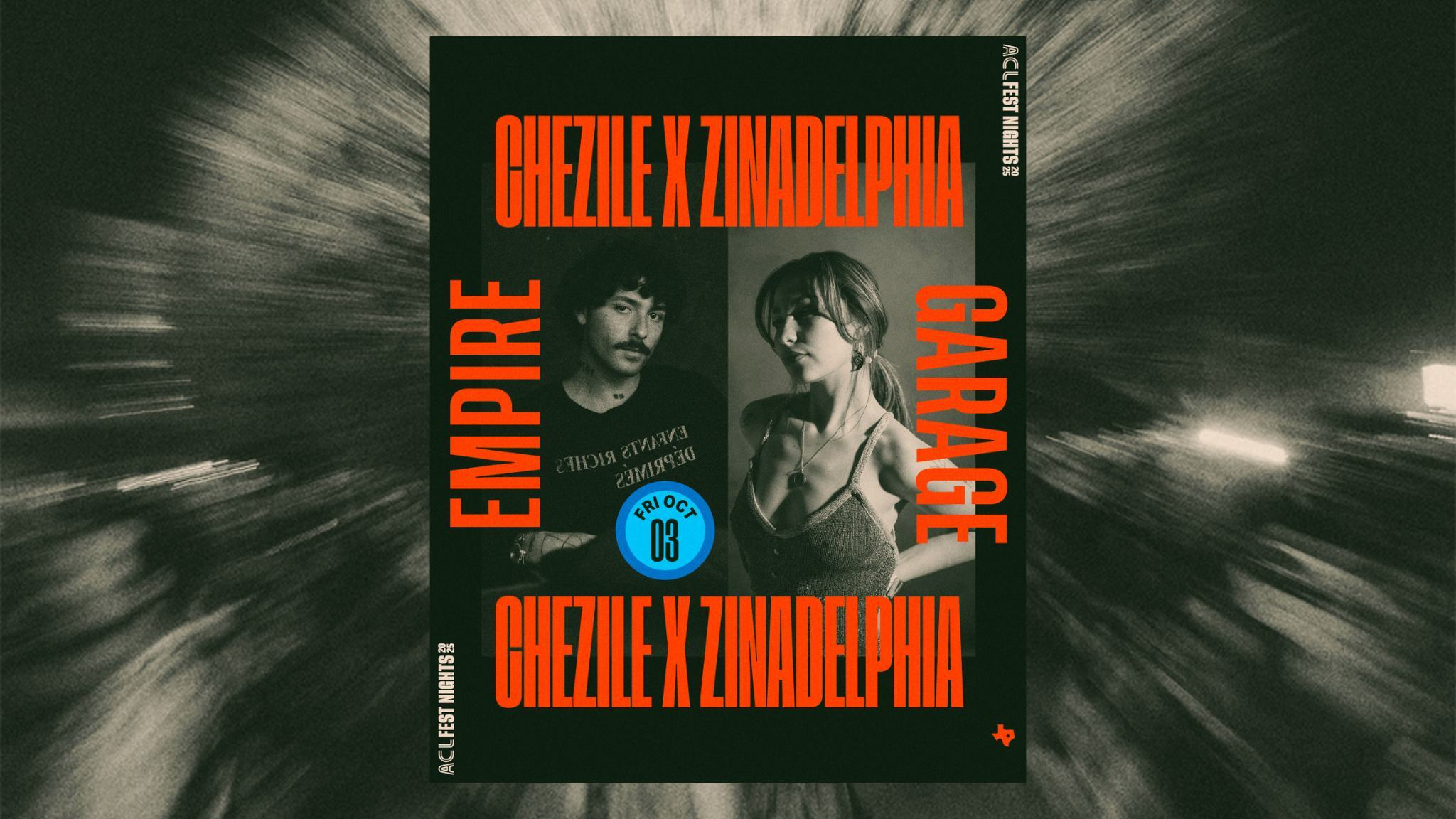 Official 2025 ACL Fest Nights: Chezile x Zinadelphia