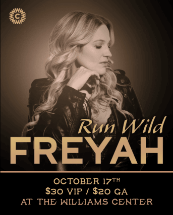 Freyah - Run Wild live at Williams Center