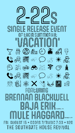 2-22s Single Release for ���Vacation���