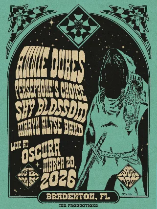 Annie Dukes, Persephone's Choice, Shy Blossom, and Maryn Alyse Band in Bradenton