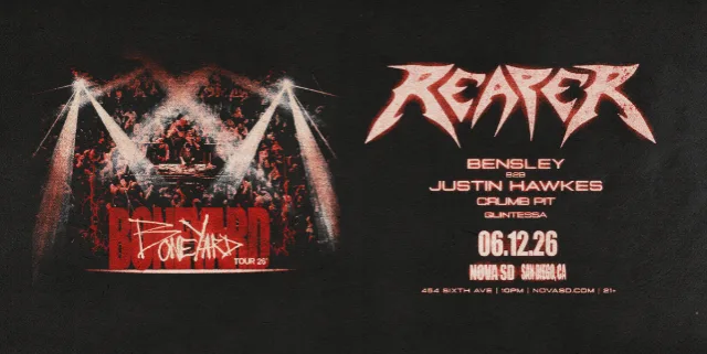 Reaper with Bensley b2b Justin Hawkes, Crumb Pit