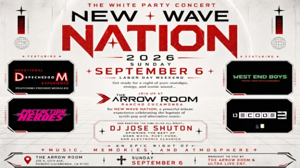 Depeche Mode, Petshop Boys Tributes + Past Action Heroes, Decode3 - New Wave Nation "White Party"