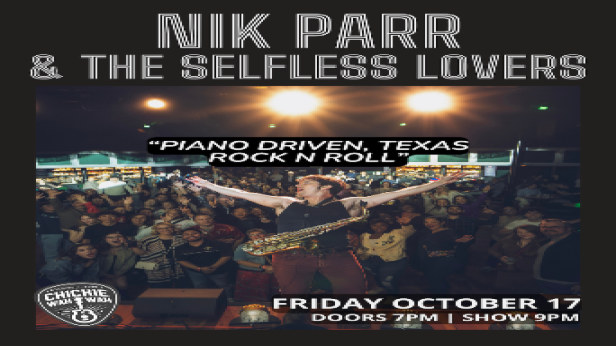 NIK PARR & THE SELFLESS LOVERS