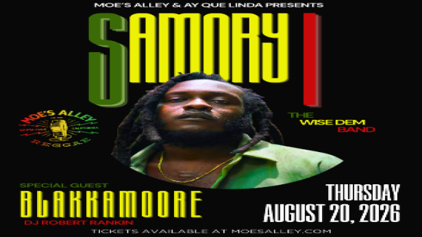 Samory I & The Wise Dem Band w/ Blakkamoore + DJ Robert Rankin
