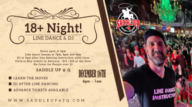 18+ Line Dance Party Night!