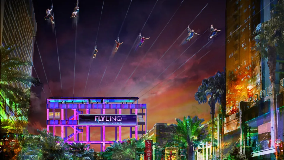 Fly LINQ Zipline at THE LINQ