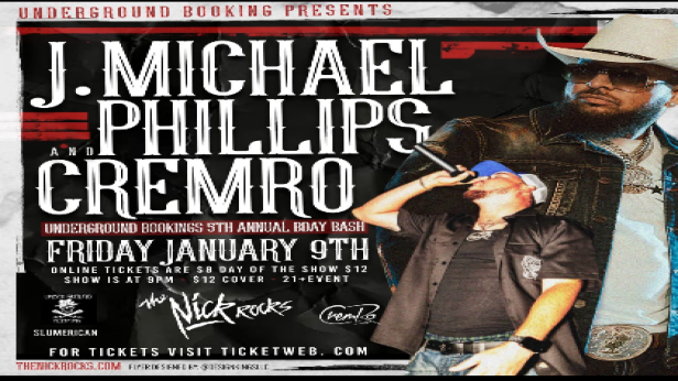 UnderGroundBooking 5th Annual BDAY BASH w/ J Michael Phillips & CremRo Smith