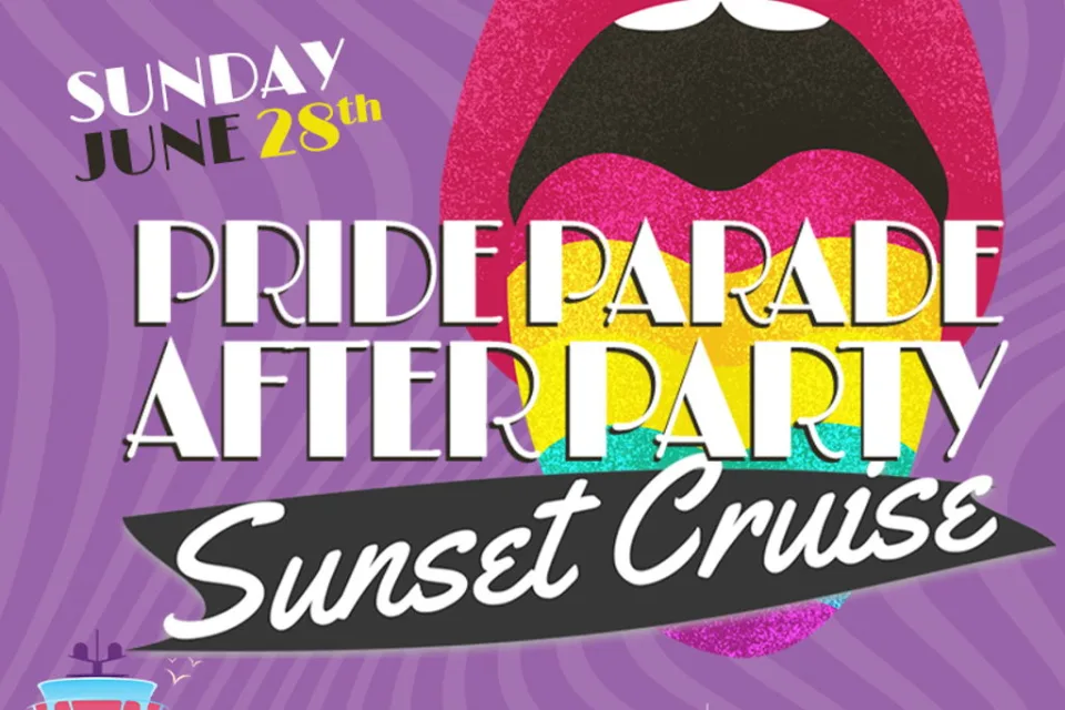 PRIDE Parade LGBTQ After Party Sunset Yacht Cruise NYC | Be Free, Be You!