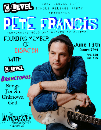 Pete Francis of Dispatch & C-Level single release party