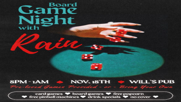 Board Game Night with Rain