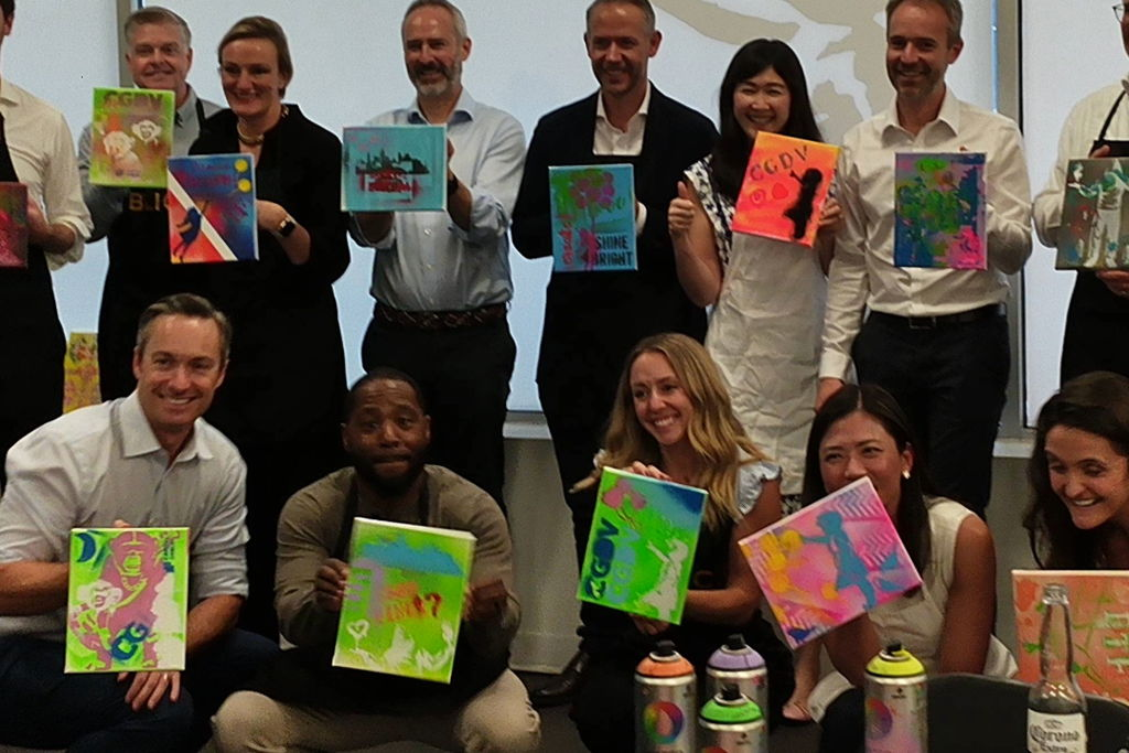 Sip and Stencil Night