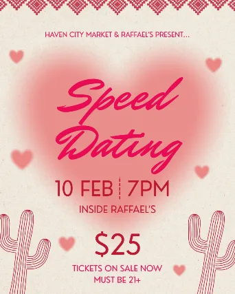 Speed Dating at Raffael's Silver Cloud Lounge Club