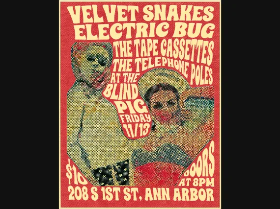 Velvet Snakes, Electric Bug, The Tape Cassettes, The Telephone Poles