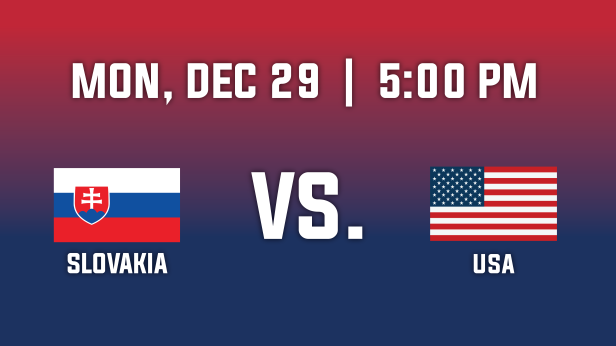 2026 IIHF World Junior Championship-Group A - Slovakia v. USA