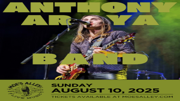 Moe's Alley Presents: Anthony Arya Band - Sunday Afternoon Show