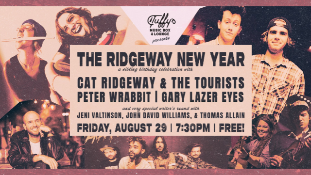 The Ridgeway New Year: A Sibling Birthday Celebration with Cat Ridgeway and the Tourists