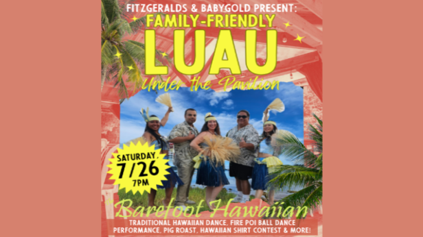Family-Friendly LUAU Under the Pavilion w/ The BAREFOOT HAWAIIAN!