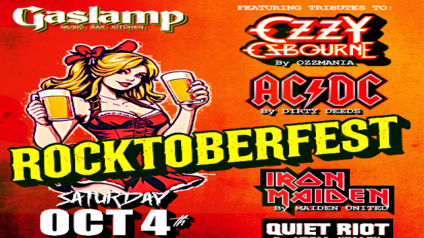 ROCKTOBERFEST 2025!  OZZY + AC/DC + MAIDEN + QUIET RIOT Tributes OZZMANIA, DIRTY DEEDS, MAIDEN UNITED, & METAL HEALTH