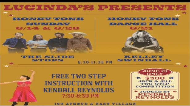 Honky Tonk Sunday Free Two Step Lessons + Live Band