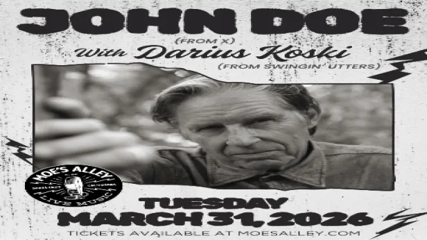 Moe's Alley Presents: John Doe w/ Darius Koski
