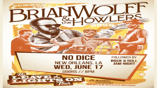 Brian Wolff & The Howlers host ROCK OPEN JAM / OPEN MIC