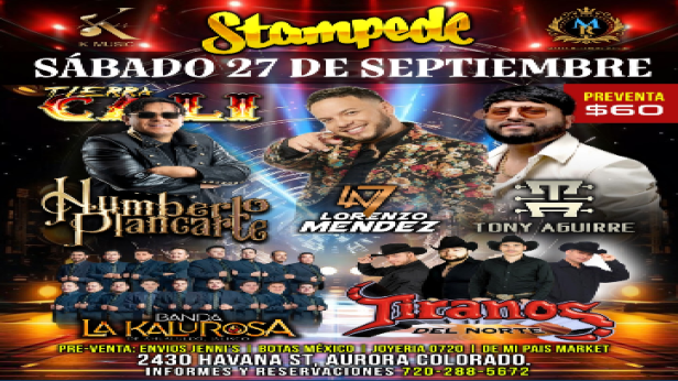 HUMBERTO PLANCARTE - TIERRA CALI - TONY AGUIRRE - LORENZO MENDEZ - TIRANOS DEL NORTE