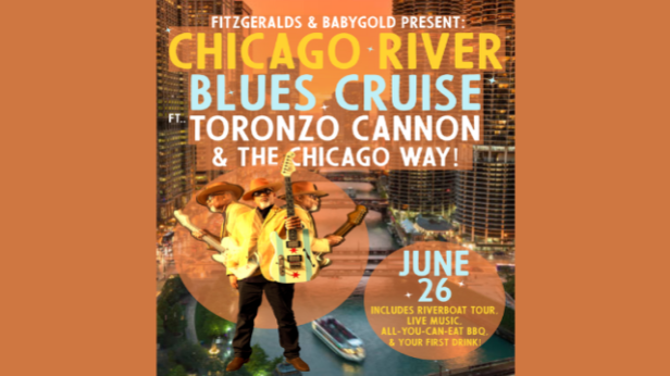 CHICAGO RIVER BLUES CRUISE ft. Toronzo Cannon & The Chicago Way, BBQ, and Beverage!