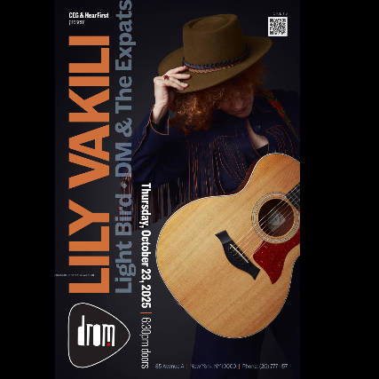 Lily Vakili w/ special guests DM & The Expats and Light Bird