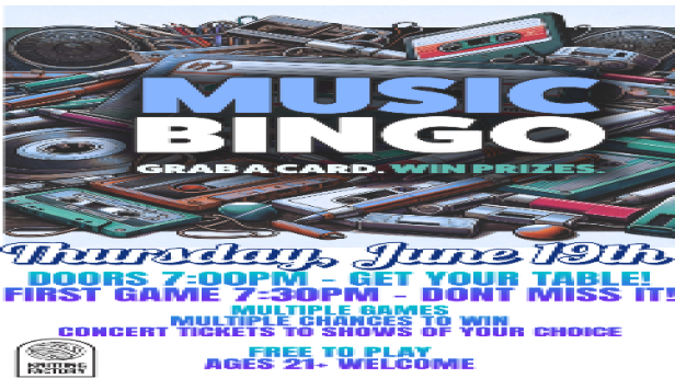 Music Bingo Night (06/19)