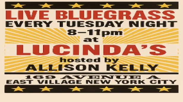 Live Weekly Bluegrass with  Allison Kelly