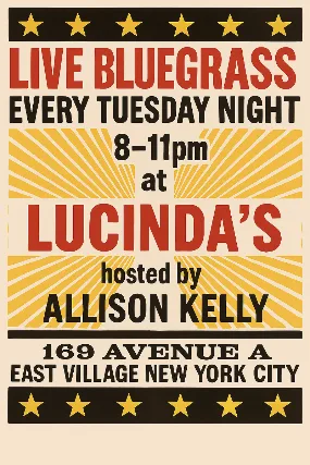 Live Weekly Bluegrass with  Allison Kelly