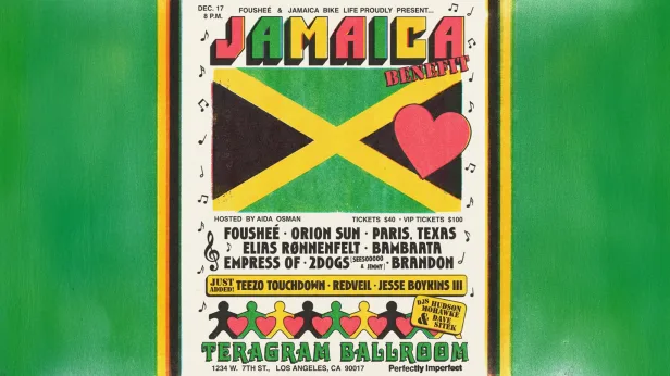 Hurricane Benefit for Jamaica featuring Fousheé, Orion Sun + more