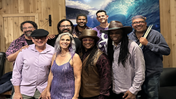 Monette Marino Keita Band plays the songs from the Kings of Pop - Monette’s B-Day Purple Party