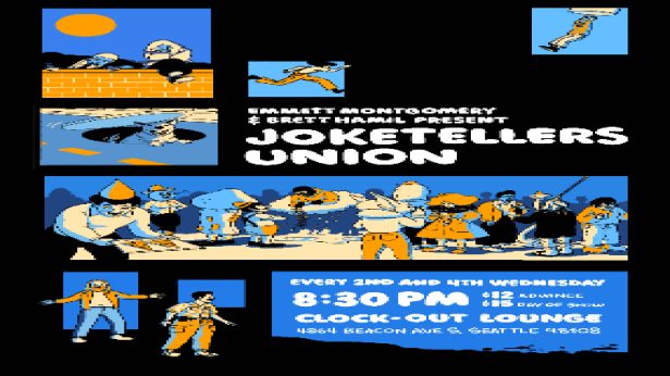 Emmett Montgomery and Brett Hamil Present: Joketellers Union w/ Yola Yu