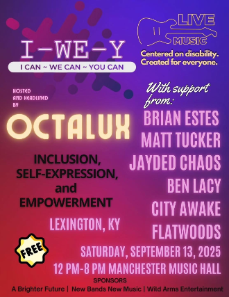 Octalux ”I-we-Y Music Festival” for individuals with disabilities- free, open to the public