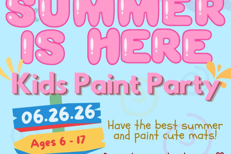 SUMMER KIDS PAINT PARTY BYOB
