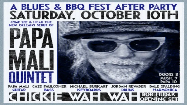 Papa Mali Quintet ft Cass Faulconer (Bass) Michael Burkart (Keys) Jordan Revader (Drums) and Dale Spalding (Harmonica)