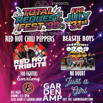 RHCP, Beastie Boys, Foo Fighters, No Doubt Tributes - Total Request Fest '99