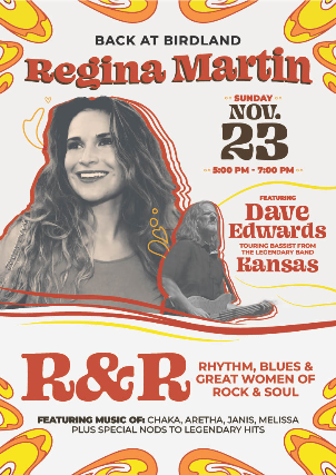Regina Martin: The R&R Show – Rhythm, Blues & Great Women of Rock & Soul