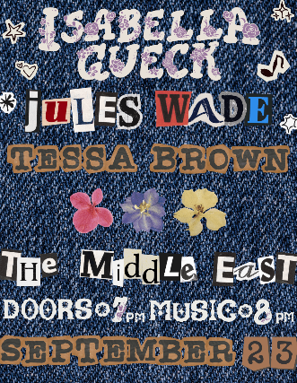 Isabella Gueck, Jules Wade, Tessa Brown