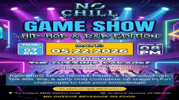 No Chill Trivia & The Cuzzin’s Karaoke