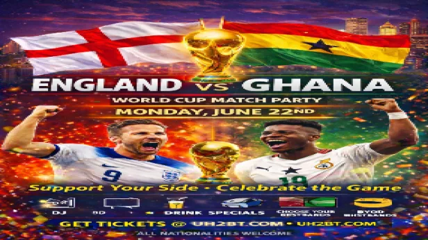 England Vs Ghana World Cup Pre Party