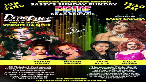 Sassy's Sunday Funday PRIDE Drag Brunch!