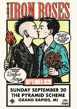 The Iron Roses: Molotov Nights US Album Release Tour + Rodeo Boys